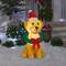3.5ft. Airblown® Inflatable Christmas Yellow Lab with Wreath